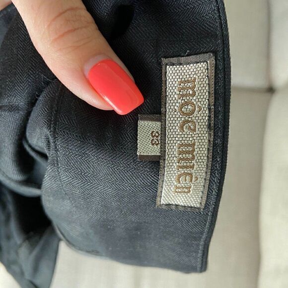 Moe Mien Black Bootcut Dress Pants Women’s Business Casual,size33 new never worn - Picture 4 of 4
